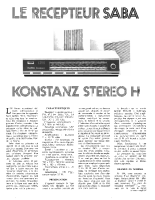 Saba KONSTANZ-STEREO-H-TEST 1973 